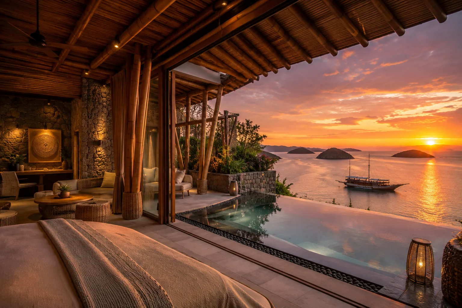 Waterfront accommodation in Labuan Bajo